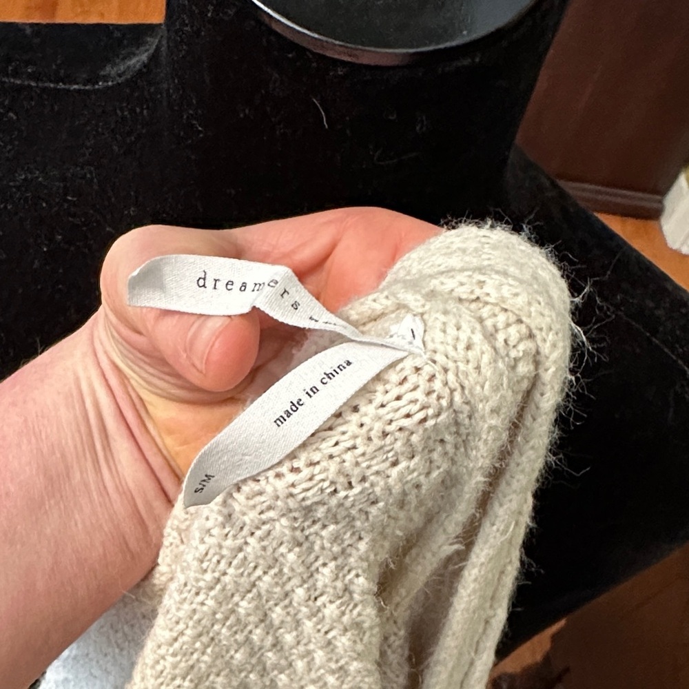 Dreamers Open Front Knit Cardigan Sweater - Picture 7 of 8